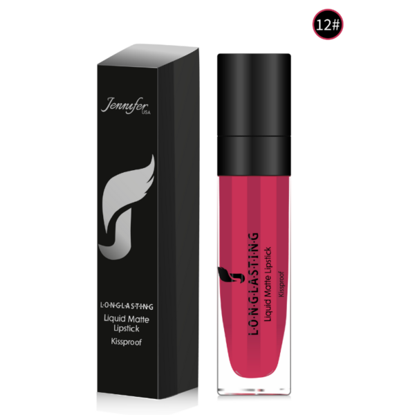 Jennifer USA Long Lasting Liquid Kissproof Lipstick 5.5Ml- 012#