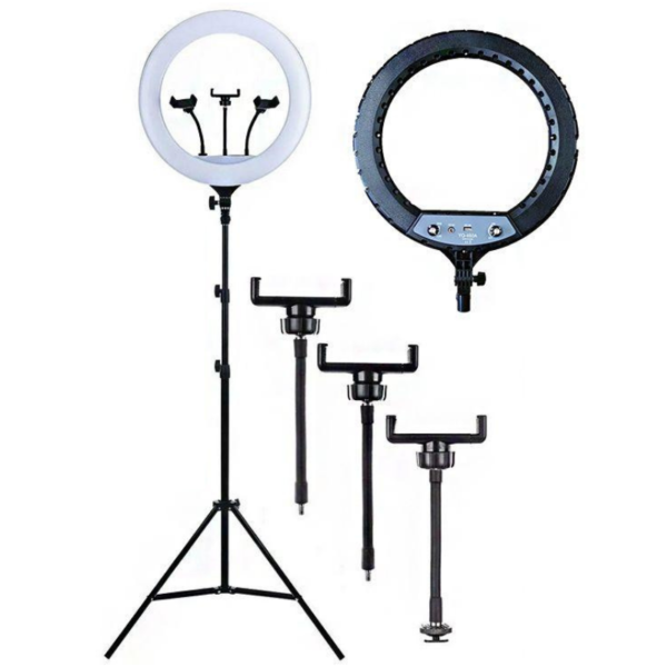 LED Ring Fill Light 46cm (18-Inch) for Photography, Makeup, YouTube, Video Shooting, Selfie