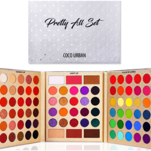 Pretty all set 86 color coco urban Eyeshadow and face palette
