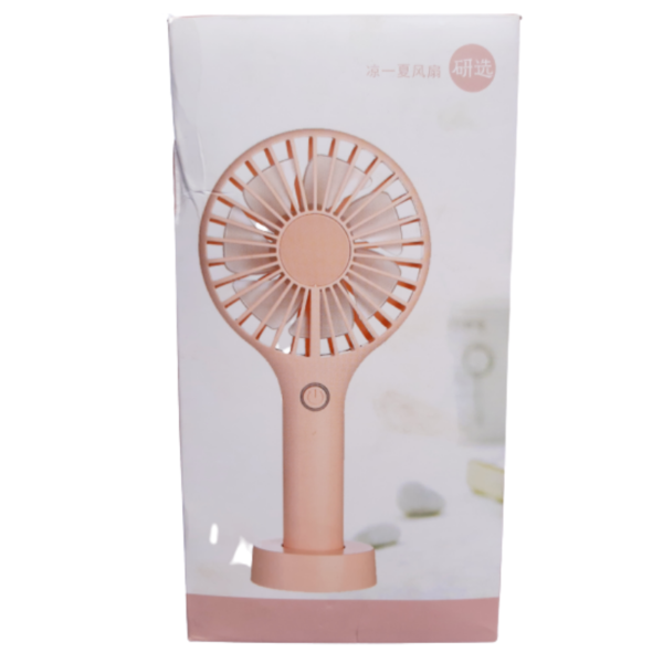 USB Charging Mini Portable Rechargeable Fan Handheld 3 Gear Wind Speed Air Cooler