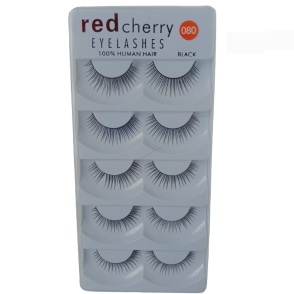 Red Cherry Eyelashes 5 Pair