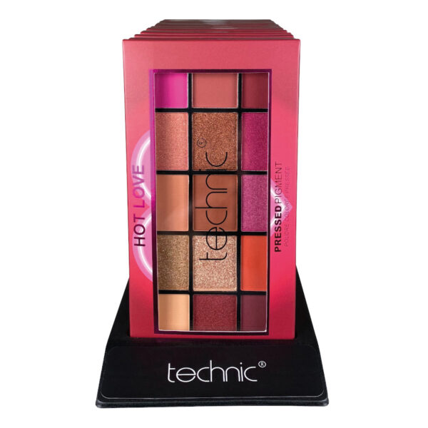 Technic 15 Color Eyeshadow Palette - Hot Love - 30gm