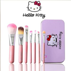 Hello Kitty 7 Pcs Mini Makeup Brush Set (PINK)