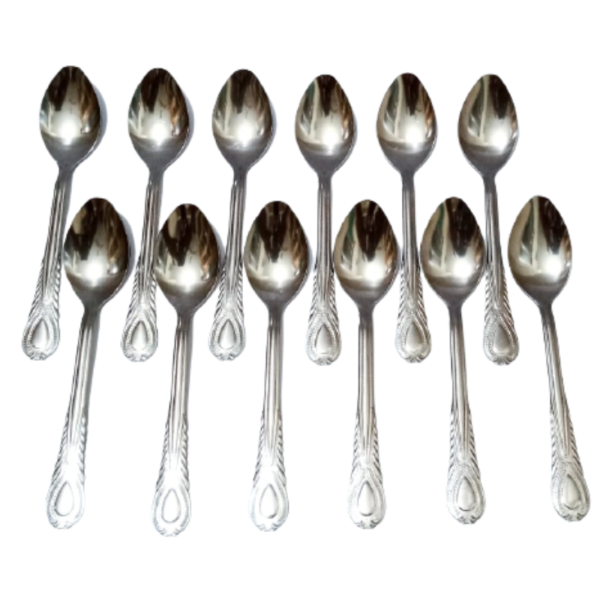 12 pieces Stainless Steel Tea Spoon Set