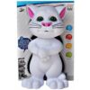 Intelligent Talking Tom Cat With Touch, Recording, 10 Music, 10 Story, Rhymes (Grey and White)