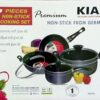 Kiam Non Stick 7 Pieces Cookware Set