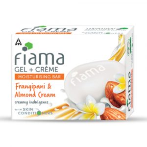 Fiama Frangipani & Almond Cream Gel+Cream Bar 125G