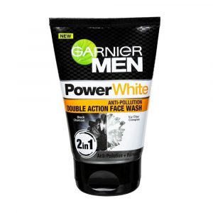 Garnier Men Power White Anti-Pollution Double Action Face Wash - 100g