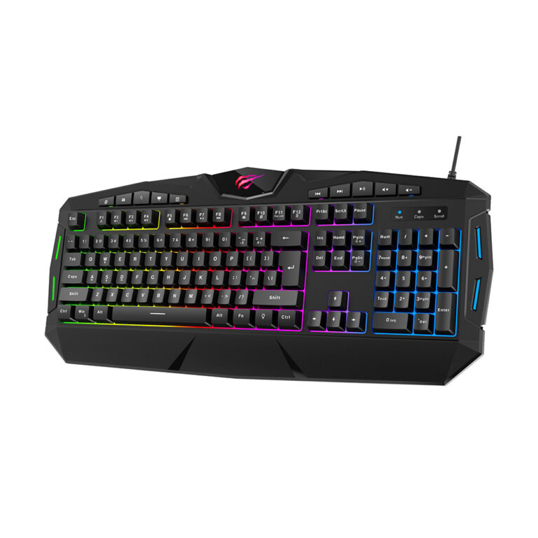 Havit KB505L GAMENOTE Multi Function USB Backlit Gaming Keyboard - Saparif