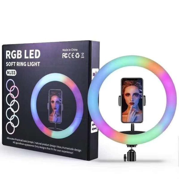 MJ33 RGB LED Ring Fill Ringlight 12 inch
