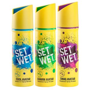 Set Wet Cool Avatar Deodorant & Body Spray Perfume For Men,150 ml