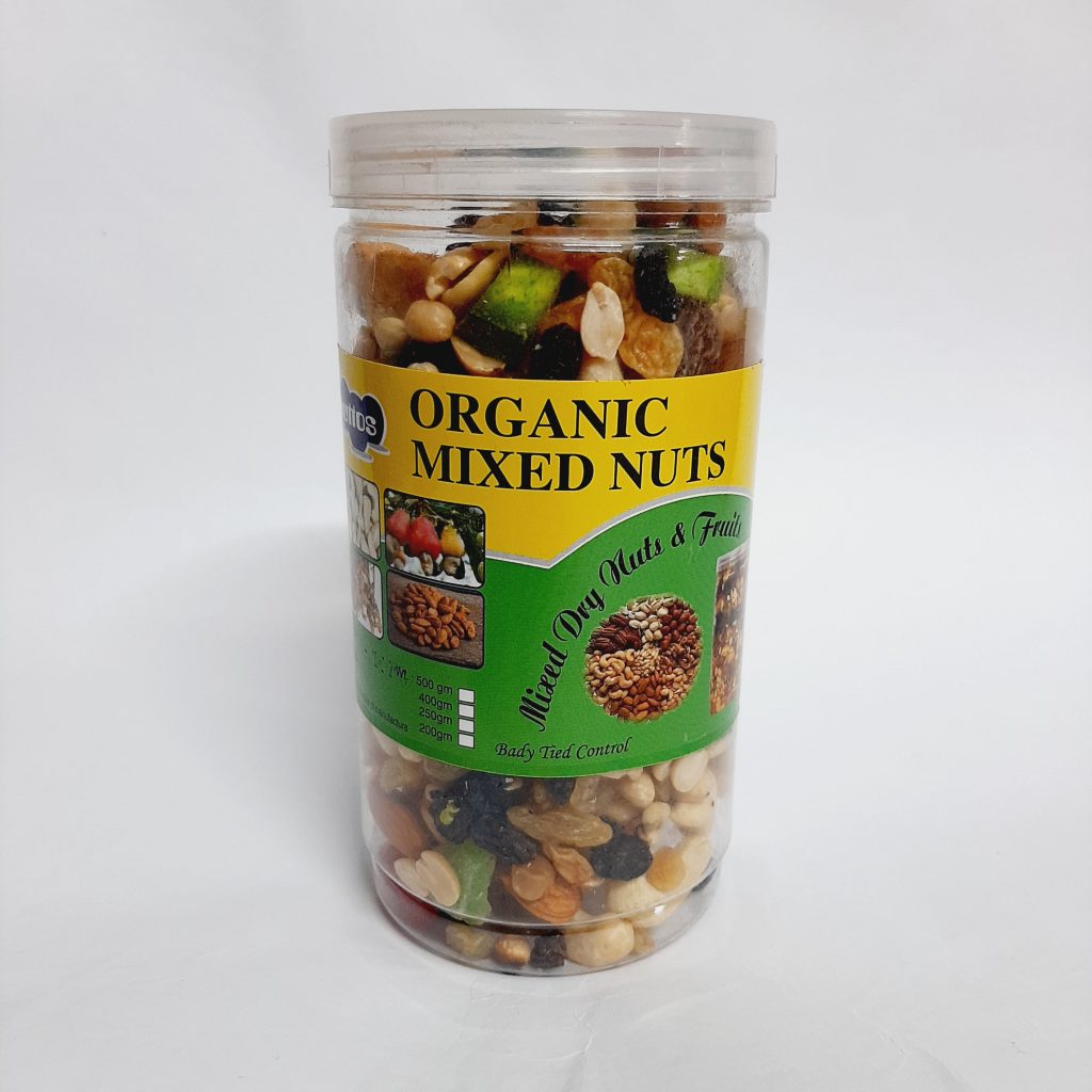 Nuttos Organic Mixed Nuts & Fruits - 500g - Saparif