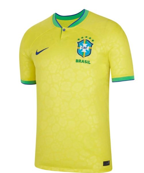 Brazil Qatar World Cup-2022 Football Jersey